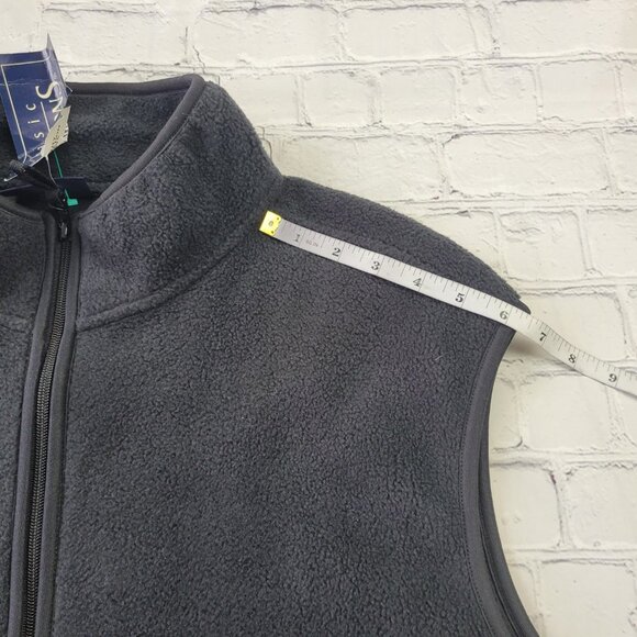 NWT Basic Edition Mens black fleece zipper vest size XL - Picture 6 of 11